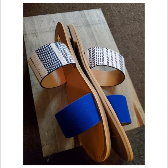 ☀️ELSY 2 BAND SANDALS  BLUE ☀️ - Picture 3 of 3